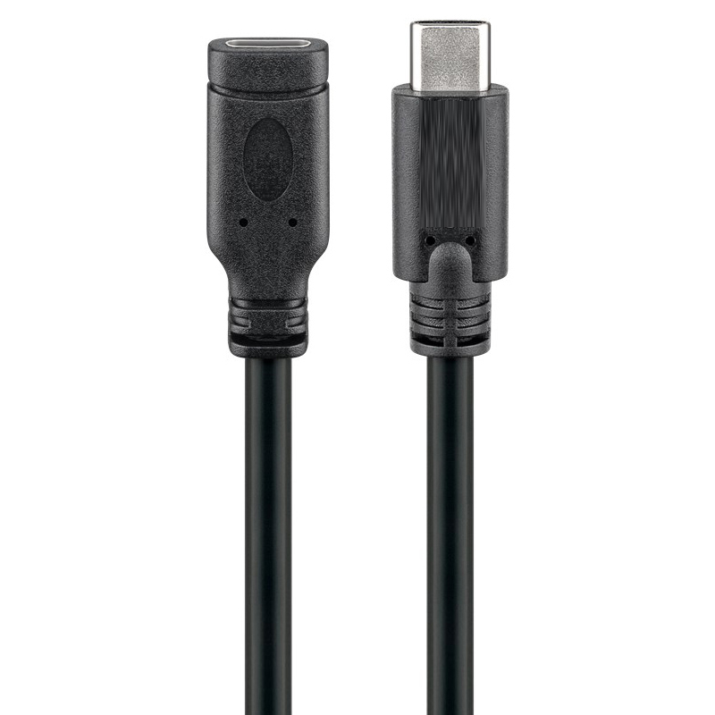 Produžni kabel GOOBAY USB-C na USB-C 1m (60W, 5Gbps) crna boja