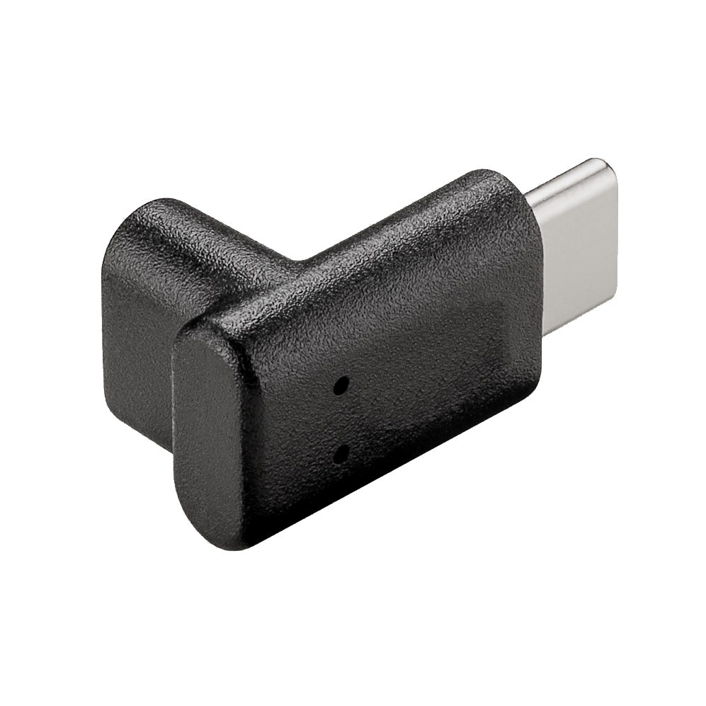 Adapter GOOBAY USB-C (Ž) na USB-C (M) kutni 90°, crna boja-2