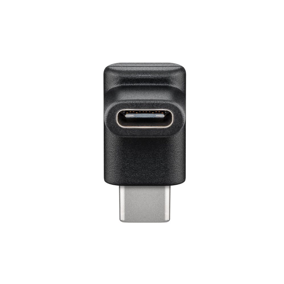 Adapter GOOBAY USB-C (Ž) na USB-C (M) kutni 90°, crna boja-3