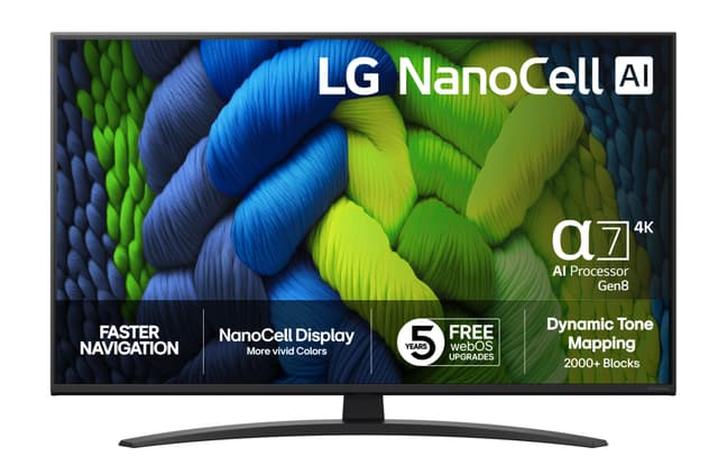TV LG 43NANO82A6B.AEU (43", 4K UHD, NanoCell, Smart TV, DVB-T2/C/S2, crna boja)-0