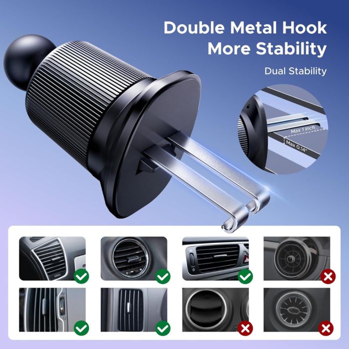 Auto nosač za mobitel UGREEN 25153 magnetni za ventilaciju (MagSafe)-4