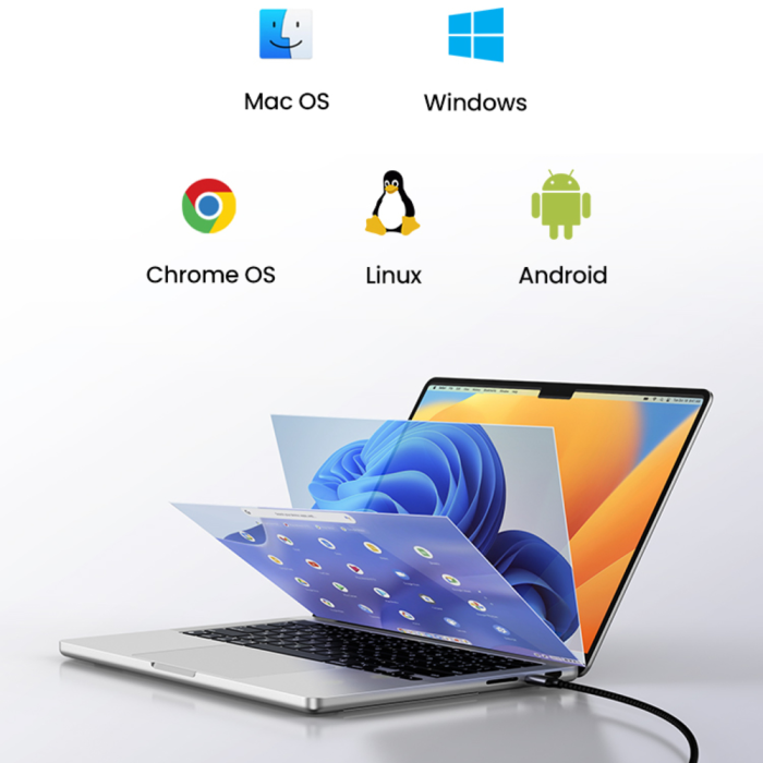 USB-C Hub UGREEN 7-u-1 (HDMI, DisplayPort, 4x USB, PD 100W)-1