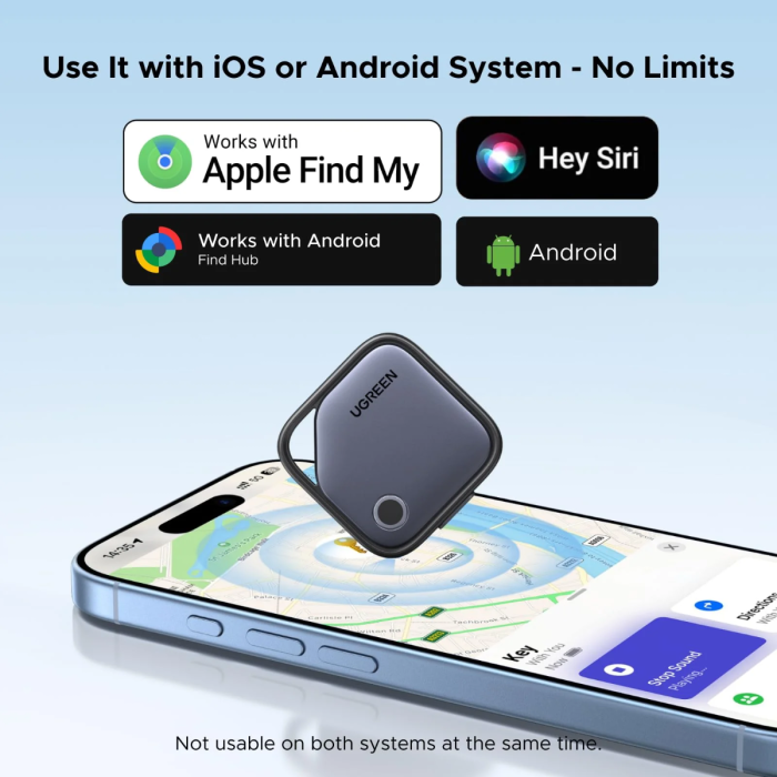 UGREEN Finder Pro Bluetooth tracker za iOS i Android (4 komada)-3