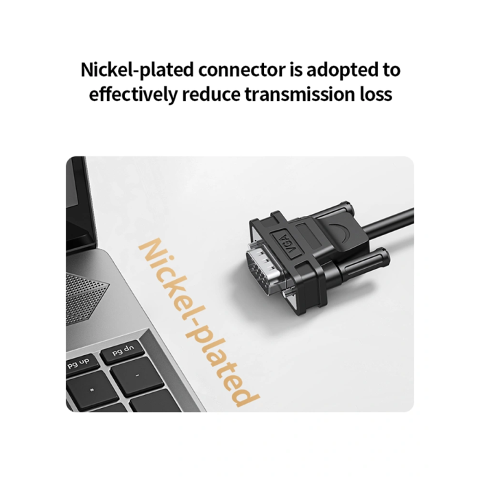 Adapter UGREEN CM513 VGA na HDMI (1080p, 3.5mm Audio, USB-C napajanje)-7