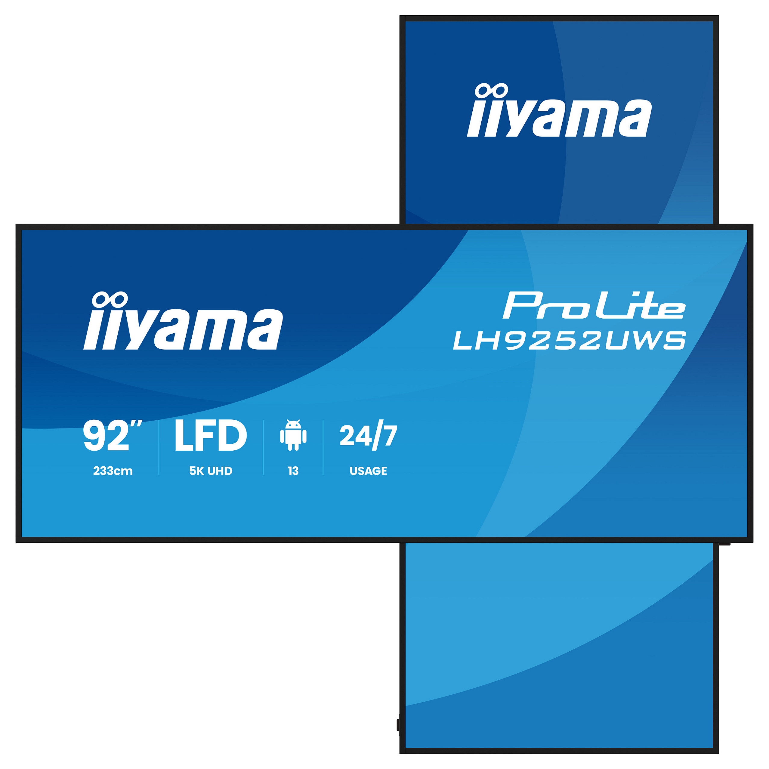 Profesionalni zaslon IIYAMA ProLite LH9252UWS-B1AG 92" 5K UltraWide-5