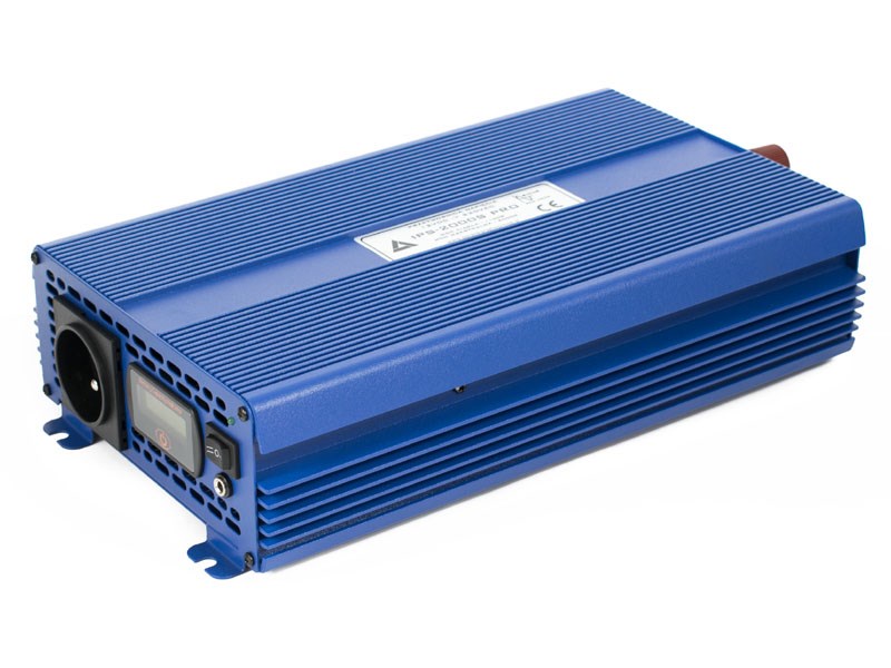 Pretvarač napona AZO DIGITAL IPS-2000S PRO (24V/230V, 1000W/2000W, Čisti Sinus)-1