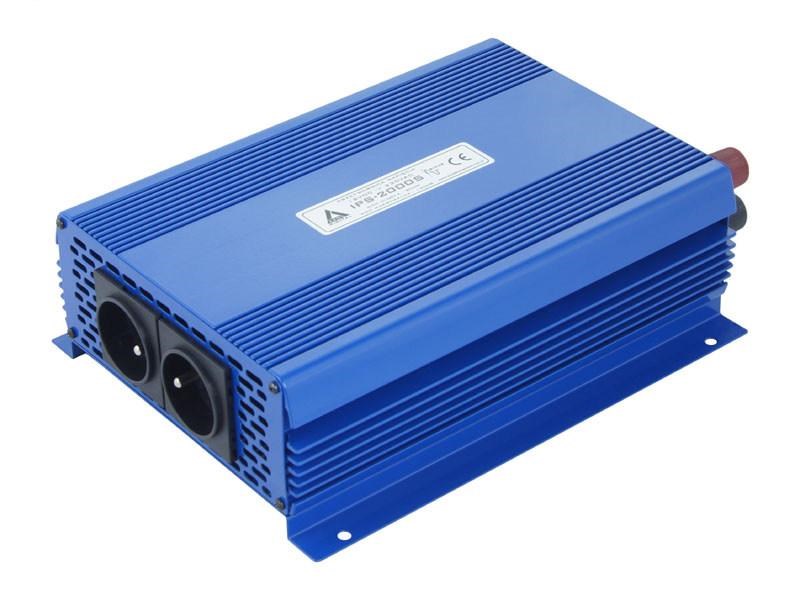 Pretvarač napona AZO DIGITAL IPS-2000S 12V/230V (1000W/2000W) Čisti Sinus