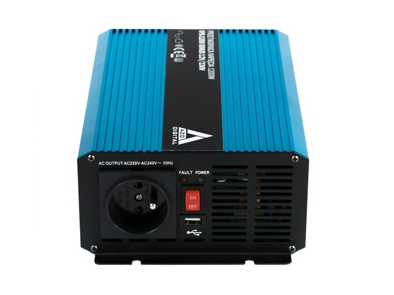 Pretvarač napona AZO DIGITAL SINUS IPS-1200S 12V/230V (800W/1200W)-2