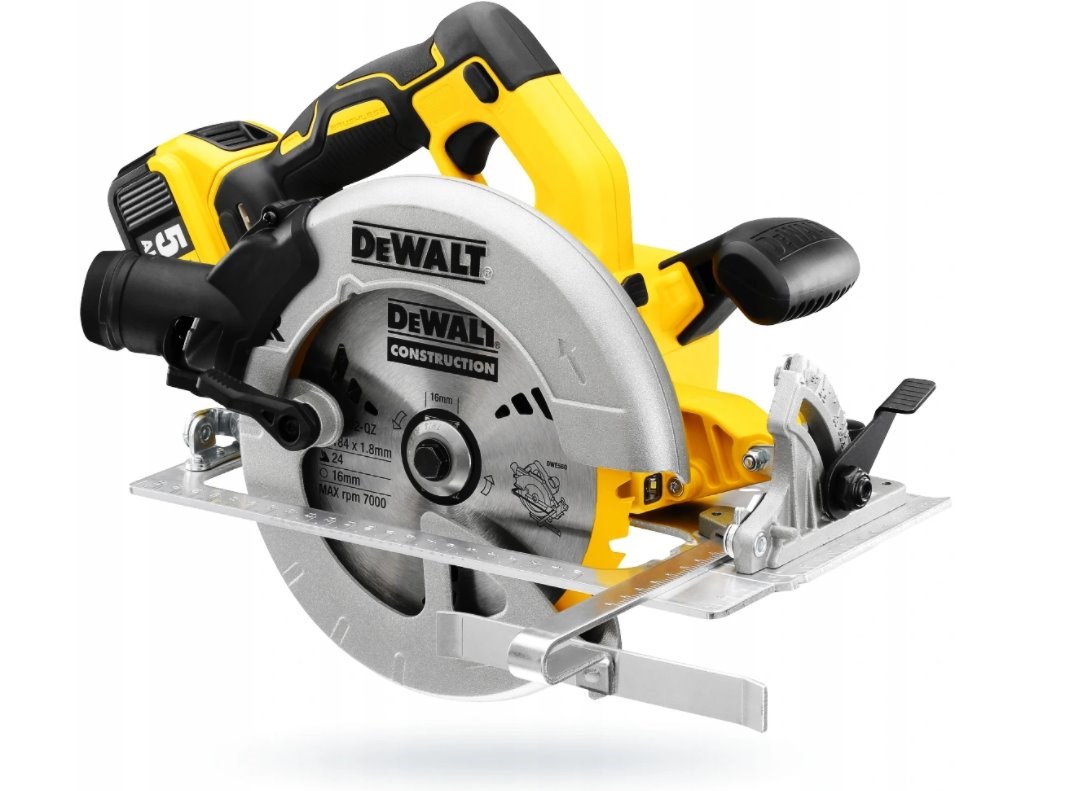 Akumulatorska kružna pila DEWALT DCS570P2-QW (18V, 184mm, 2x 5.0Ah)-2
