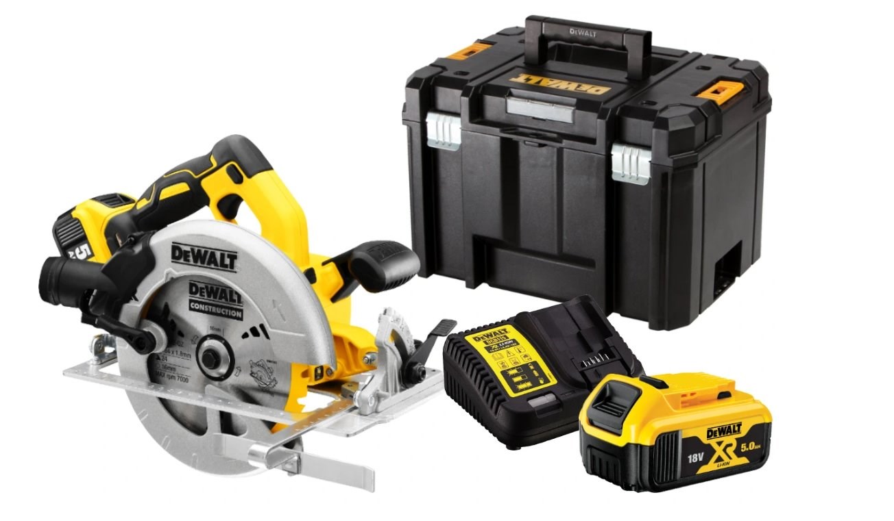 Akumulatorska kružna pila DEWALT DCS570P2-QW (18V, 184mm, 2x 5.0Ah)