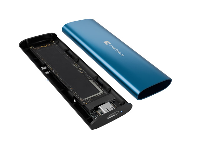 NATEC EXTERNAL SSD RHINO M.2 NVME LITE USB-C 3.2-6