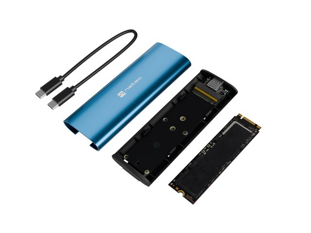 NATEC EXTERNAL SSD RHINO M.2 NVME LITE USB-C 3.2-5