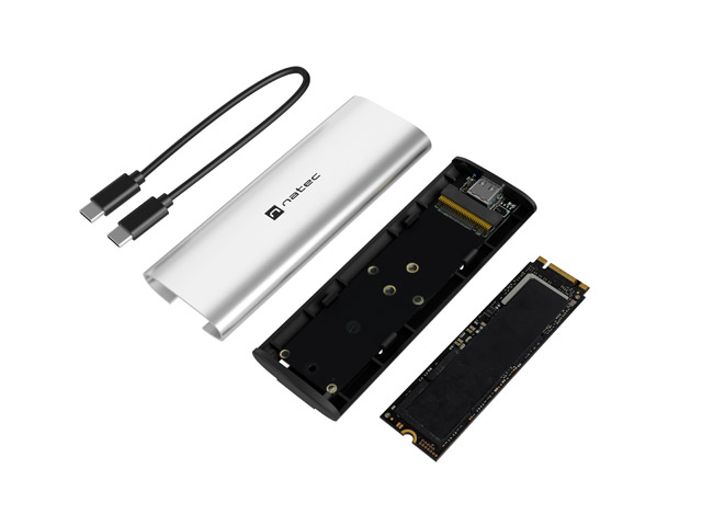 NATEC EXTERNAL SSD RHINO M.2 NVME LITE USB-C 3.2