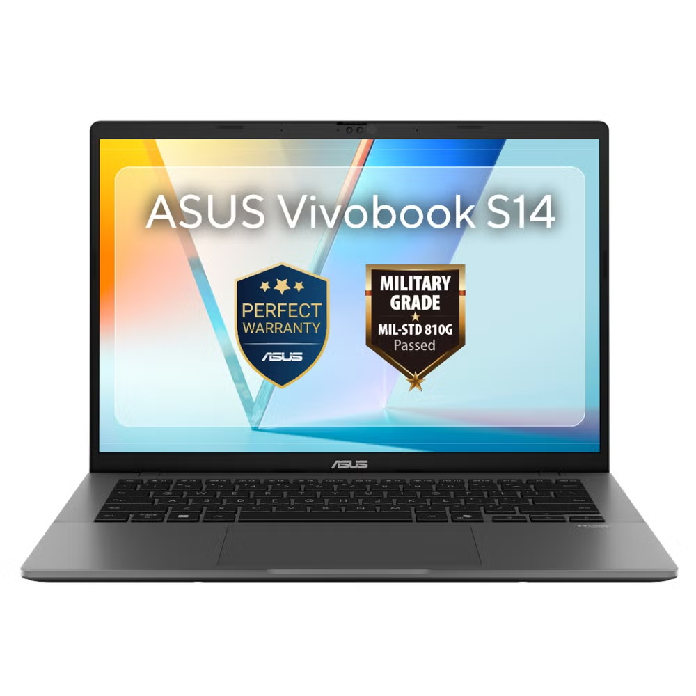 ASUS Vivobook S14 S3407VA-LY067W Core 5 210H 14.0"WUXGA IPS-level Panel 60Hz 300nits AG 16GB DDR5 SSD512 Intel UHD Graphics CamFHD+IR 70WHrs Win11 Aluminum Matte Gray-1
