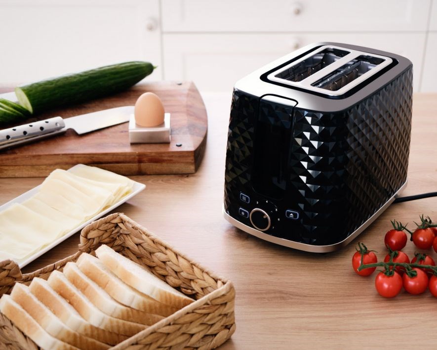 TO280C ELDOM Toaster TOSTI, bun rack, defrost system, black-2
