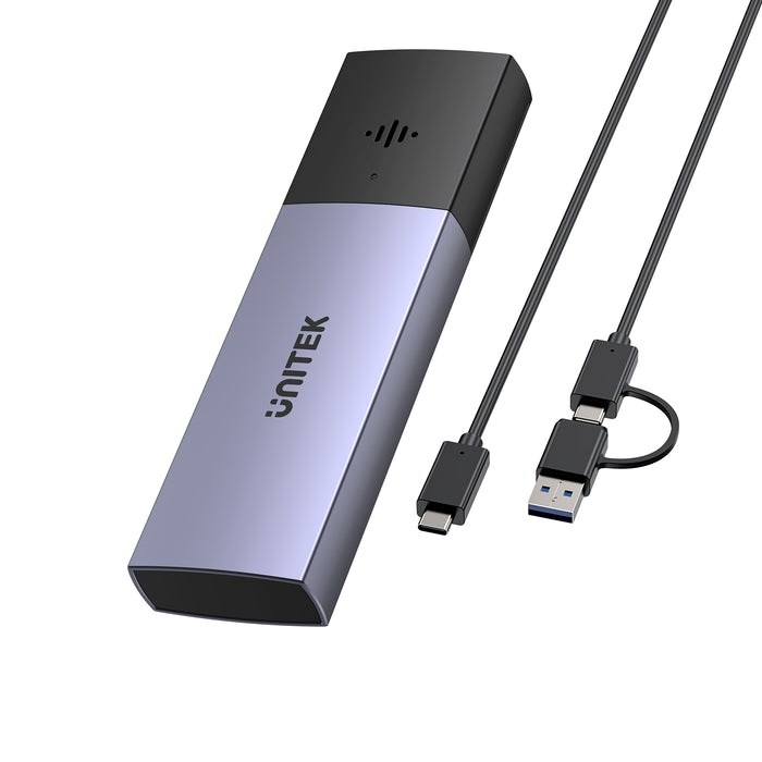 Kućište za M.2 NVMe SSD UNITEK SolidForce S1212A, USB-C 10Gbps