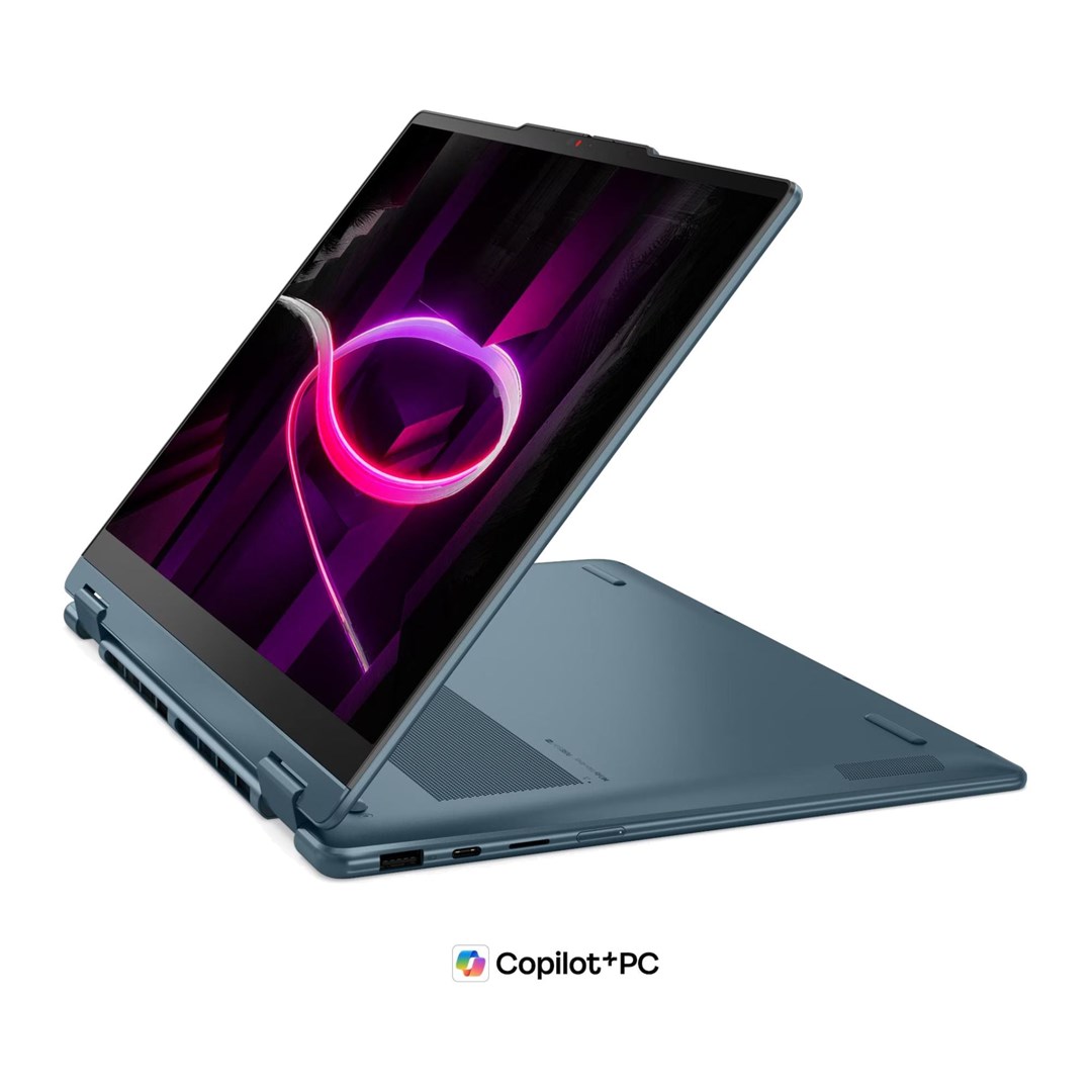 Lenovo Yoga 7 Gen 11 14AGP11 Ryzen AI 5 435 14"WUXGA Touch OLED 400nits 60Hz Glossy 16GB LPDDR5X-8000 SSD512 Radeon 840M Graphics 5.0MP + IR 70Wh Win11 Tidal Teal-3