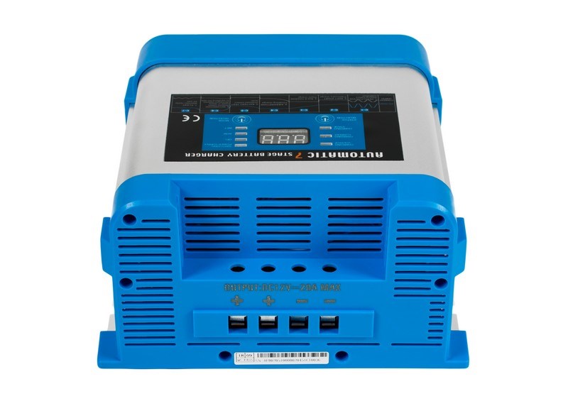 AZO Digital 24V AC Battery Charger BC-20 PRO 10A (230V/24V) LCD 7-stage charger-1