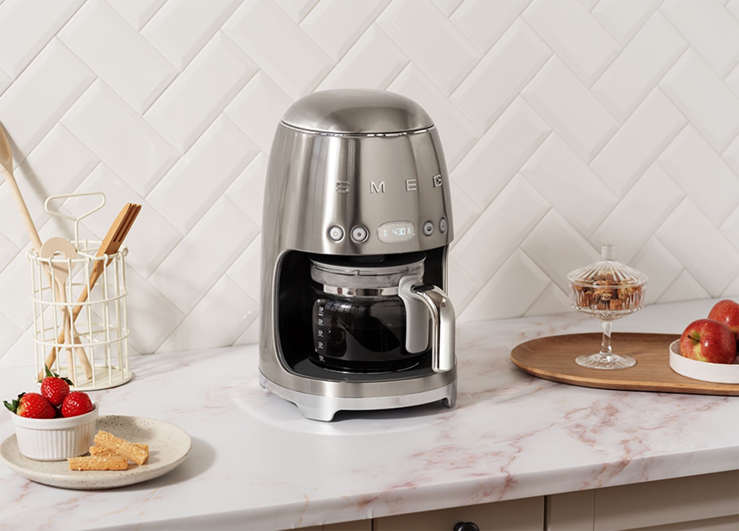 Smeg 50's Style Drip Filter Coffee Machine DCF02SSEU Stainless steel-8