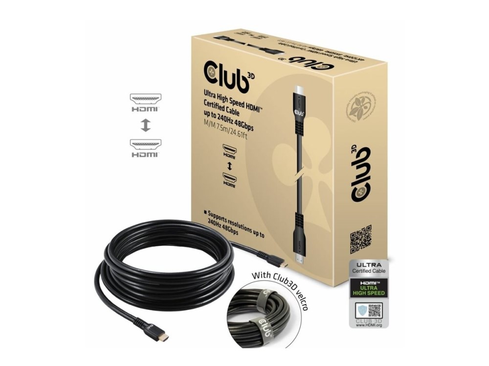 CLUB3D CAC-1378 HDMI cable 7.5 m HDMI Type A (Standard) Black-1