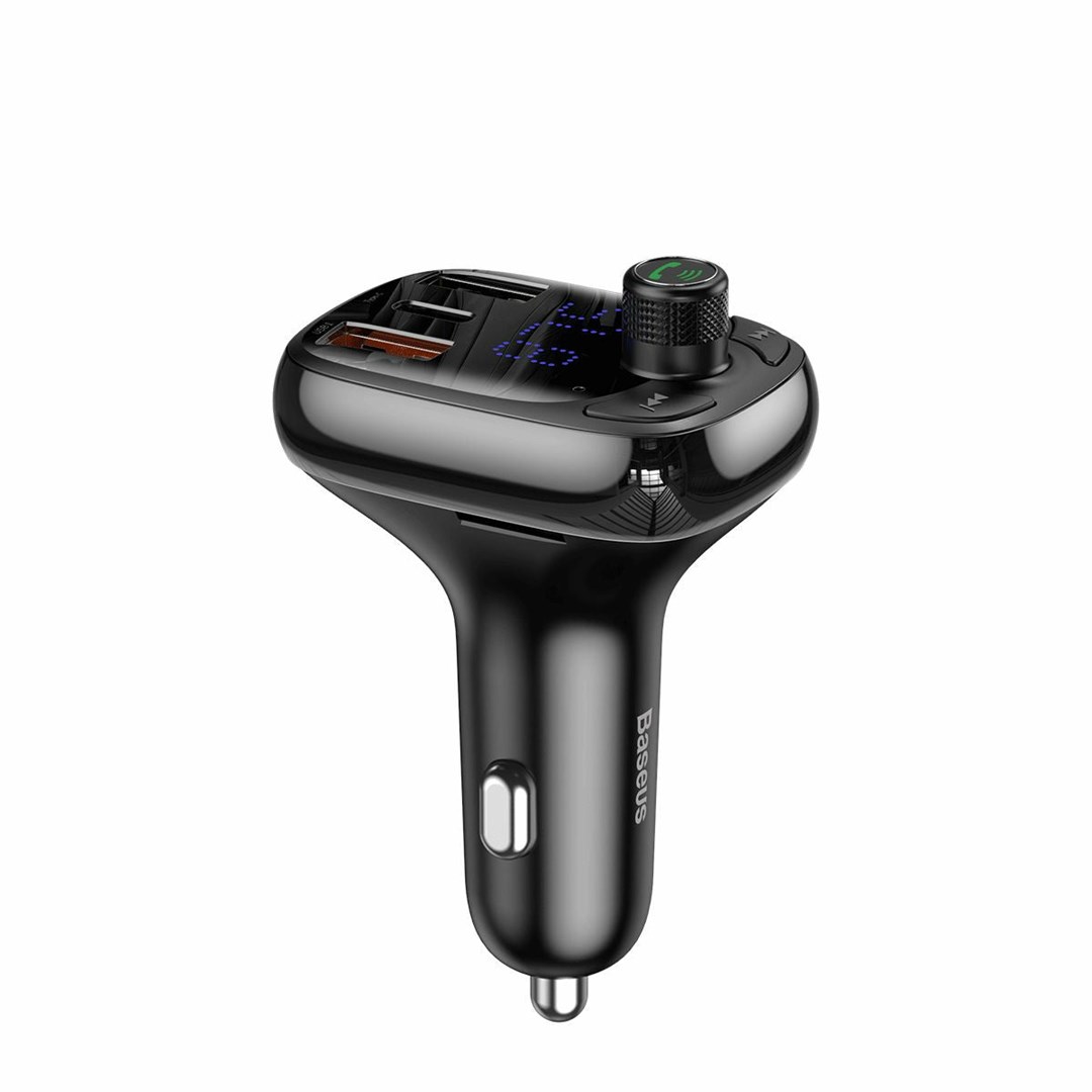 Baseus CCMT000101 FM transmitter 87.5 - 108 MHz Bluetooth Black