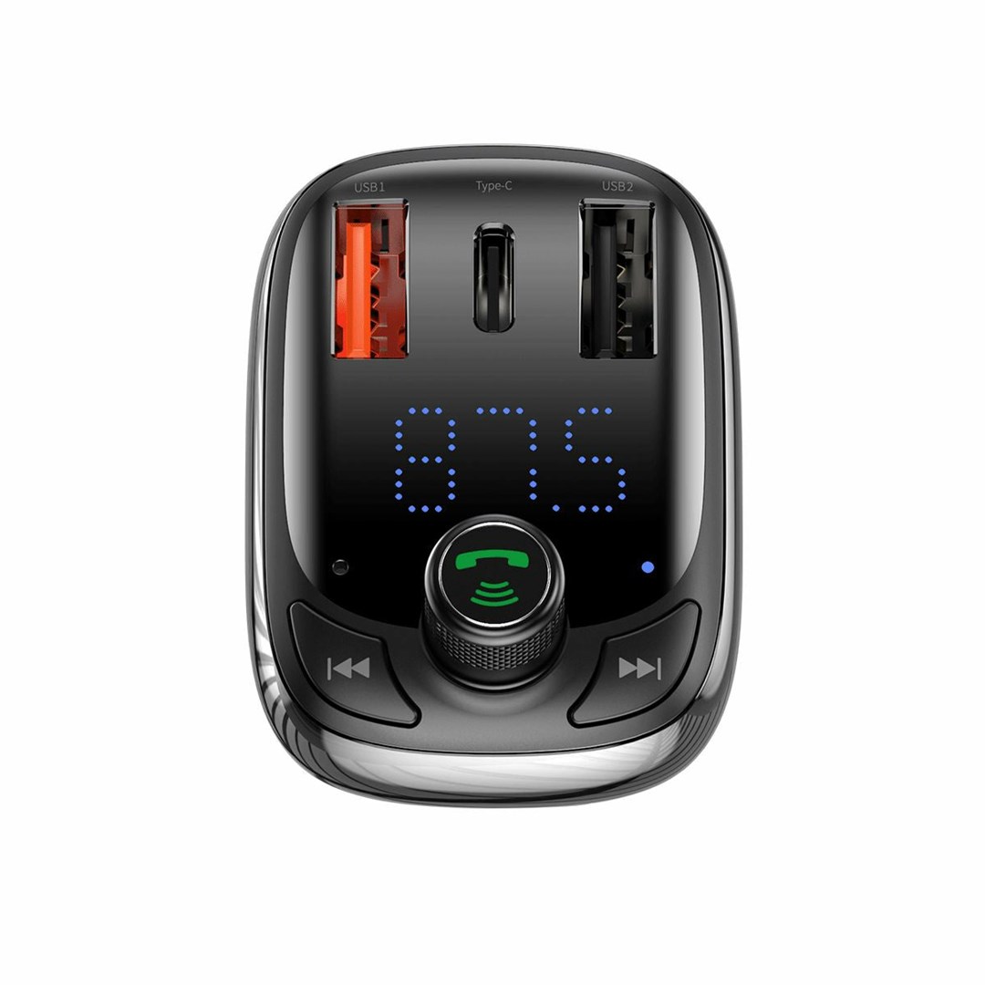 Baseus CCMT000101 FM transmitter 87.5 - 108 MHz Bluetooth Black-1