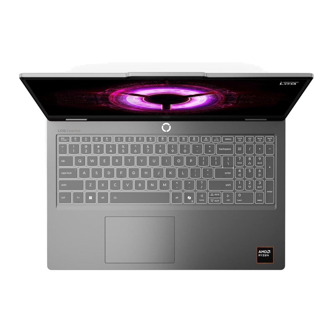 Lenovo LOQ Essential 15ARP11 Ryzen 7 170 15.6" FHD IPS 300nits 144Hz AG 16GB DDR5 4800 SSD512 GeForce RTX 5060 8GB Cam720p 60Wh NoOS Luna Grey-4