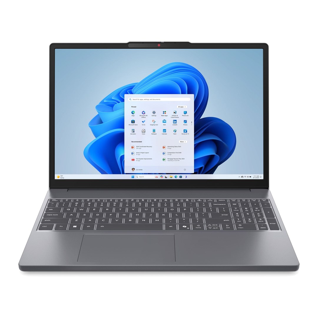 Lenovo IdeaPad Slim 3 15ARP10 Ryzen 5 150 15.3" WUXGA IPS 300nits 60Hz AG 16GB DDR5 4800 SSD512 Radeon 660M Graphics Cam 720p 50Wh NoOS Luna Grey-1