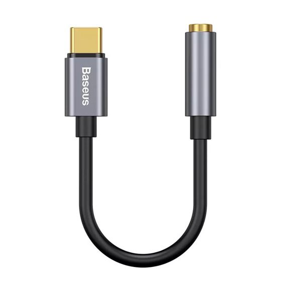 Adapter BASEUS L54 USB-C na 3.5mm audio priključak, crno-siva boja-1