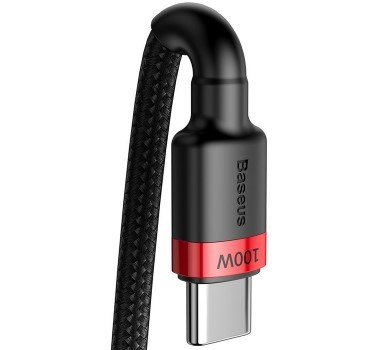 Kabel BASEUS Cafule USB-A na USB-C 2m 2A (CATKLF-AL91), crno-siva boja-1