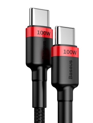 Kabel BASEUS Cafule USB-A na USB-C 2m 2A (CATKLF-AL91), crno-siva boja-3