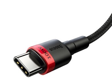 Kabel BASEUS Cafule USB-A na USB-C 2m 2A (CATKLF-AL91), crno-siva boja-2