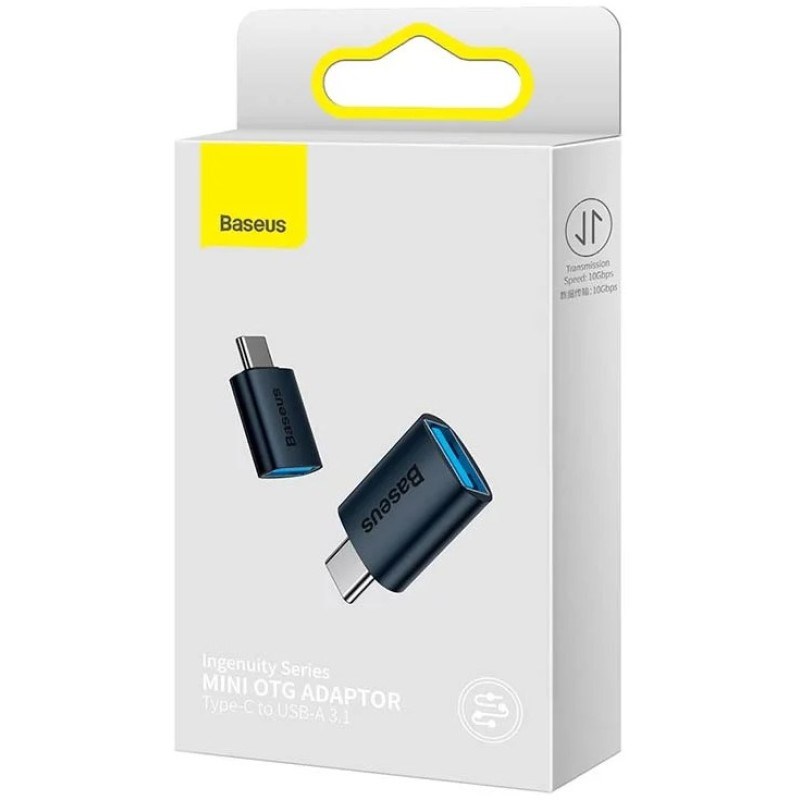 Baseus Ingenuity Series USB-C to USB-A 10Gb/s adapter, black-3