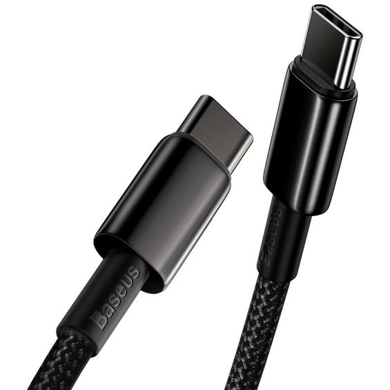 Baseus CATWJ-01 USB cable 1 m USB C 100 W Black-1