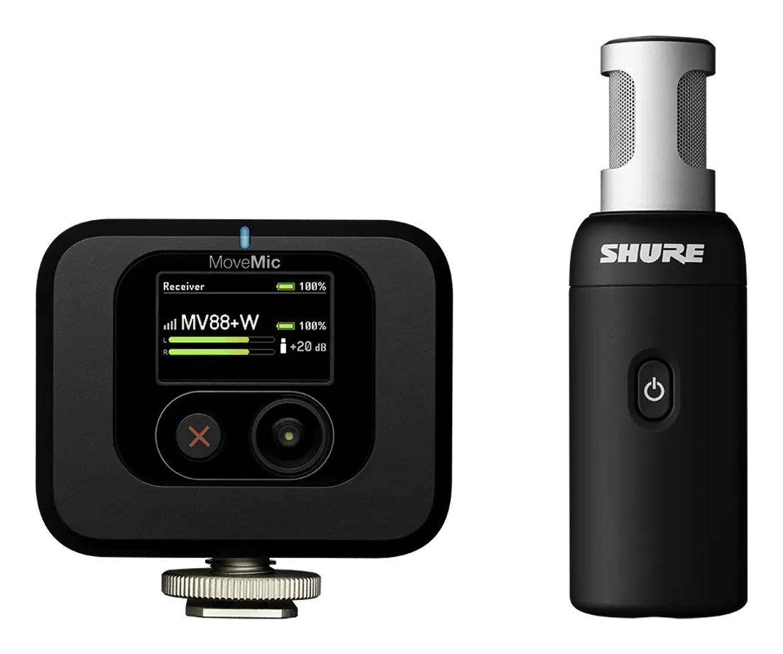 Shure MV88+W-KIT-Z6 - Bezprzewodowy mikrofon stereo z odbiornikiem nakamerowym-0