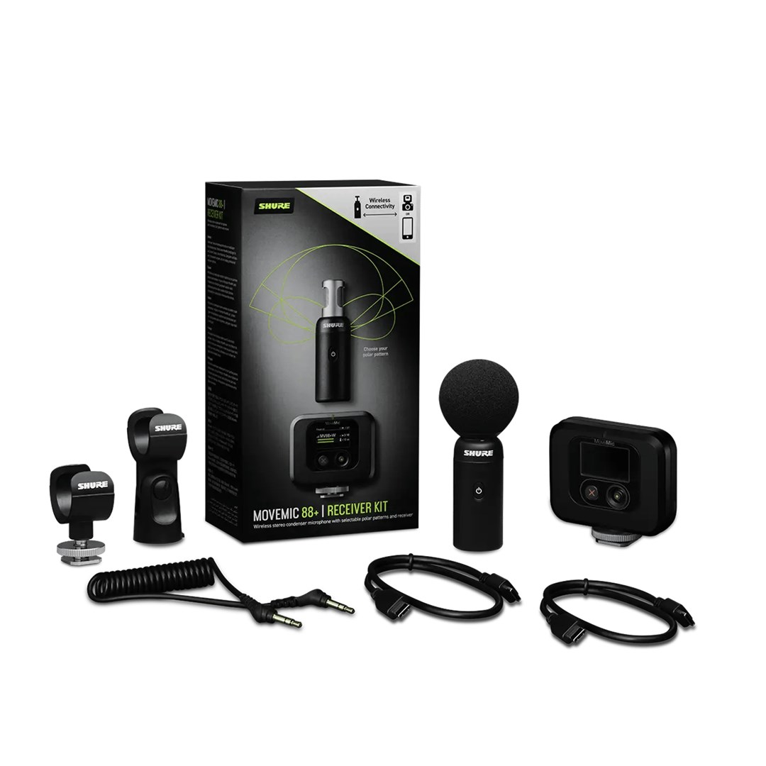 Shure MV88+W-KIT-Z6 - Bezprzewodowy mikrofon stereo z odbiornikiem nakamerowym-7