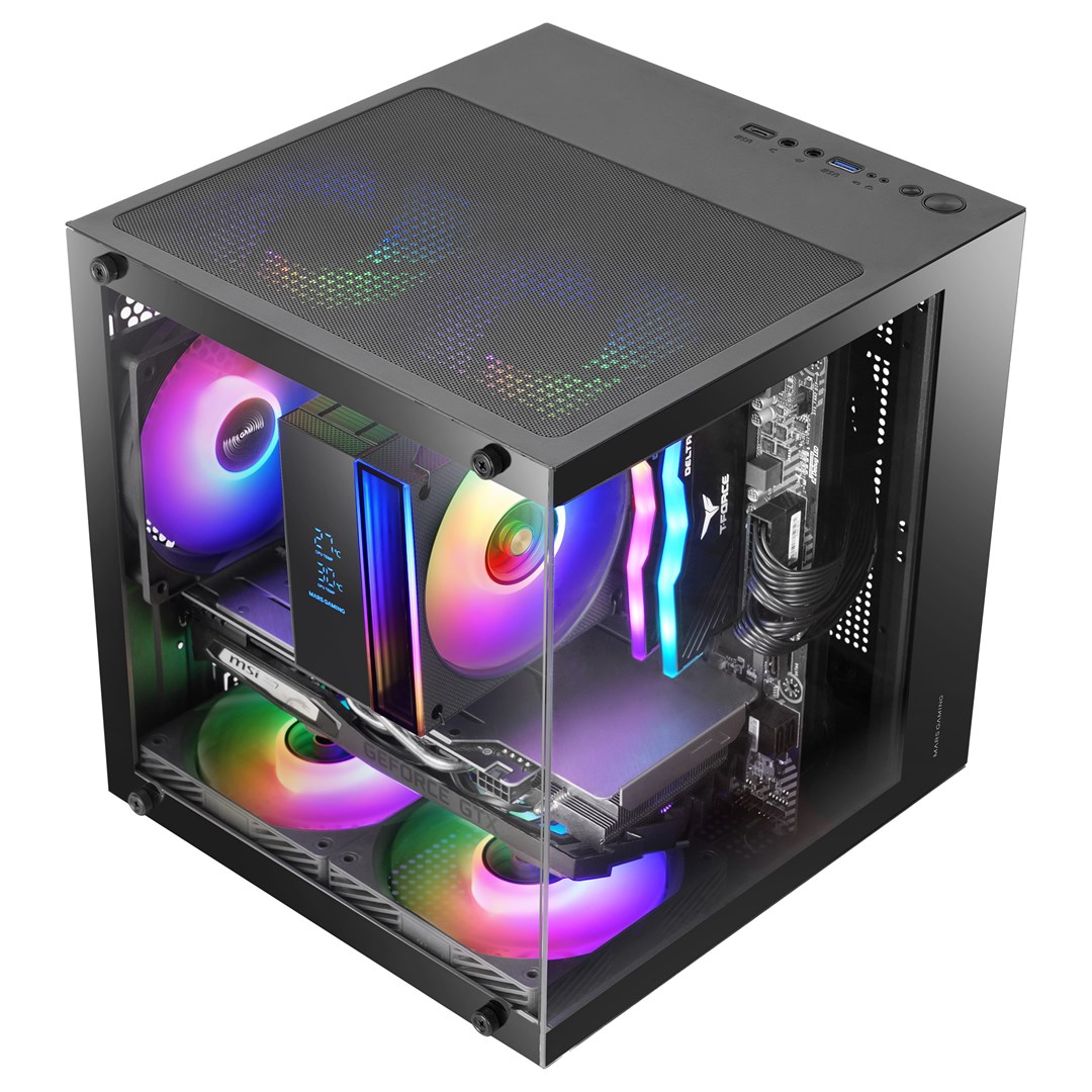 TACENS MARS MC-CUBE 1xARGB USB-C mATX- obudowa/cases-2