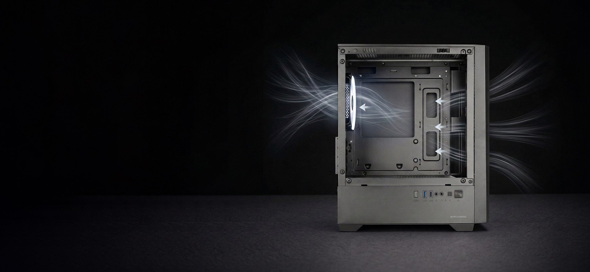 TACENS MARS MC-QUANTUM 3xFDB120+1xARGB120 USB-C ATX-obudowa/cases-11