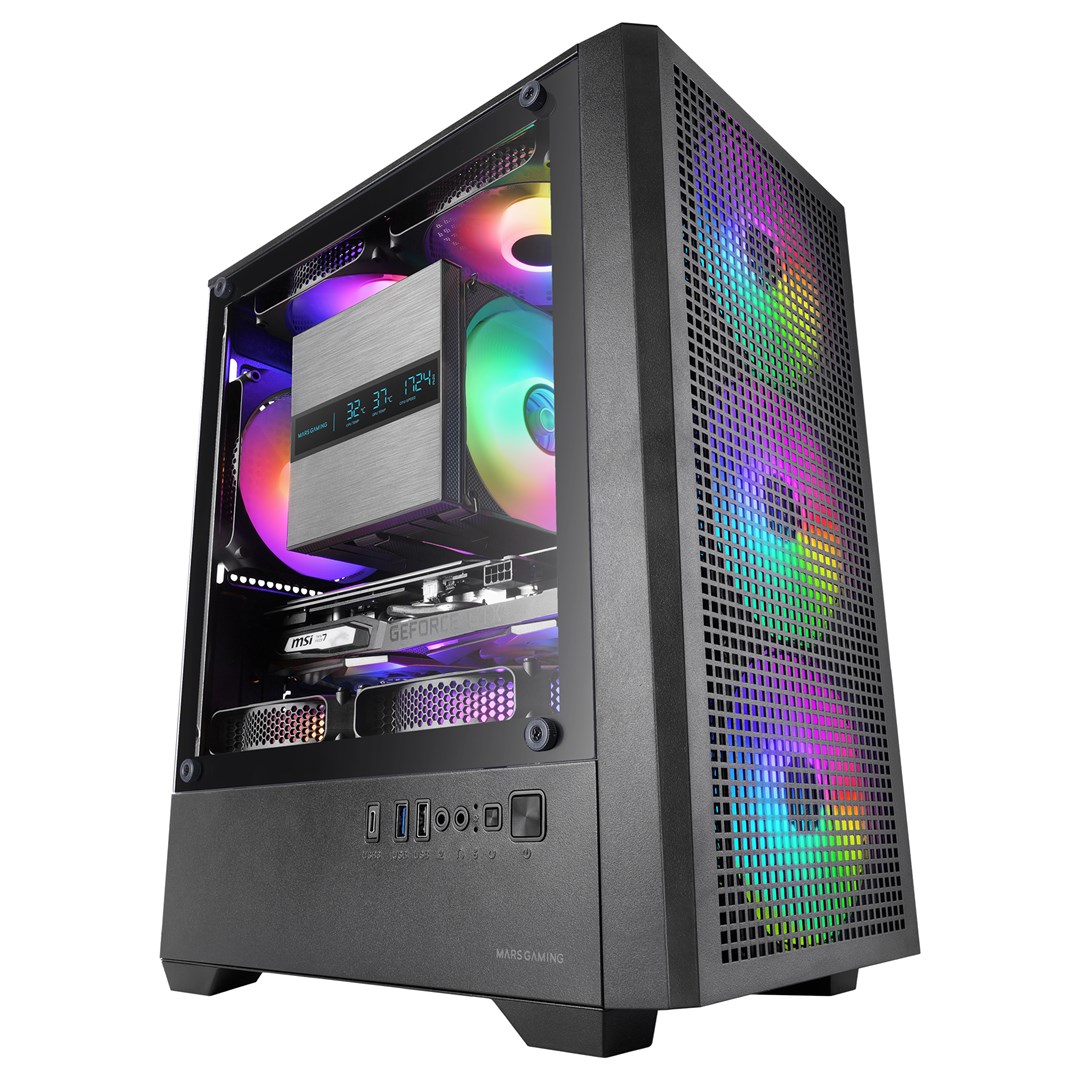 TACENS MARS MC-QUANTUM 3xFDB120+1xARGB120 USB-C ATX-obudowa/cases-1