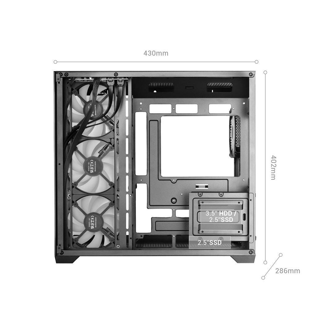 TACENS MARS MC-V5 4xARGB USB-C ATX-obudowa/cases-9