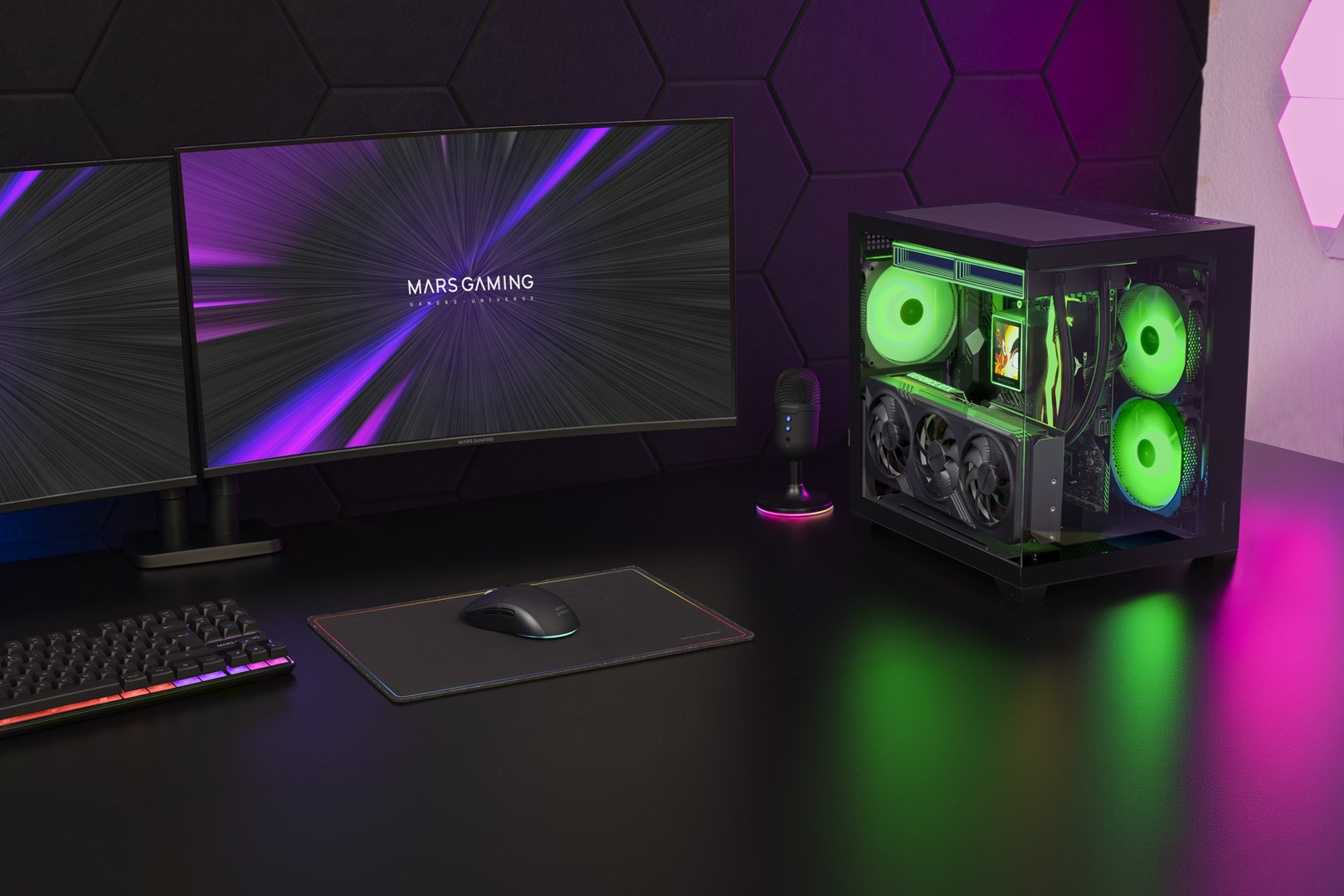 TACENS MARS MC-VIEW3 3xARGB USB-C mATX- obudowa/cases-9
