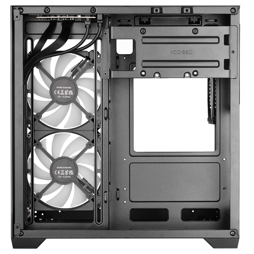 TACENS MARS MC-VIEW3 3xARGB USB-C mATX- obudowa/cases-8