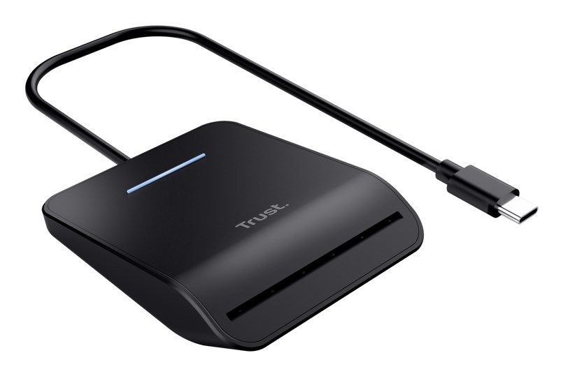 Trust Primo smart card reader Indoor USB USB Type-C Black