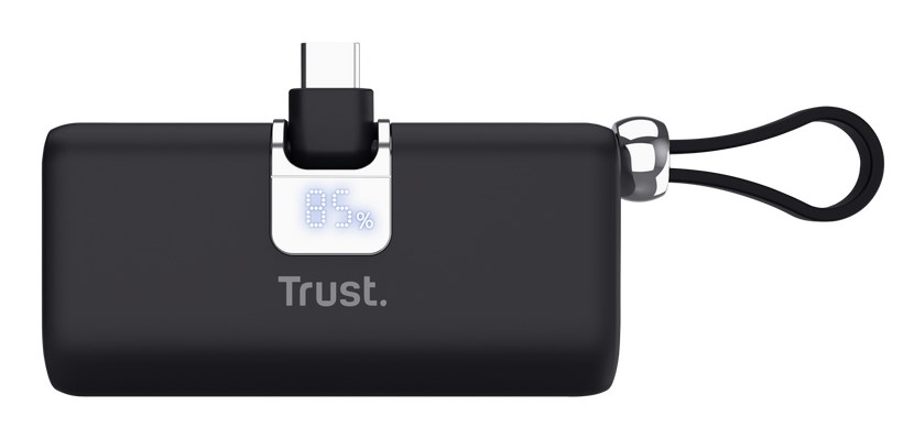 Prijenosna baterija TRUST Pacto 5000 mAh crna boja-4