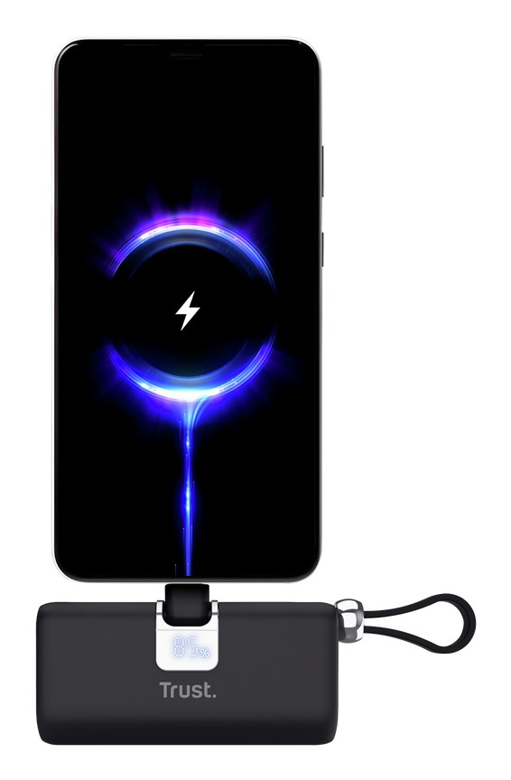 Prijenosna baterija TRUST Pacto 5000 mAh crna boja-5