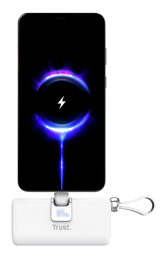Prijenosni punjač TRUST Pacto 5000 mAh bijela boja-5