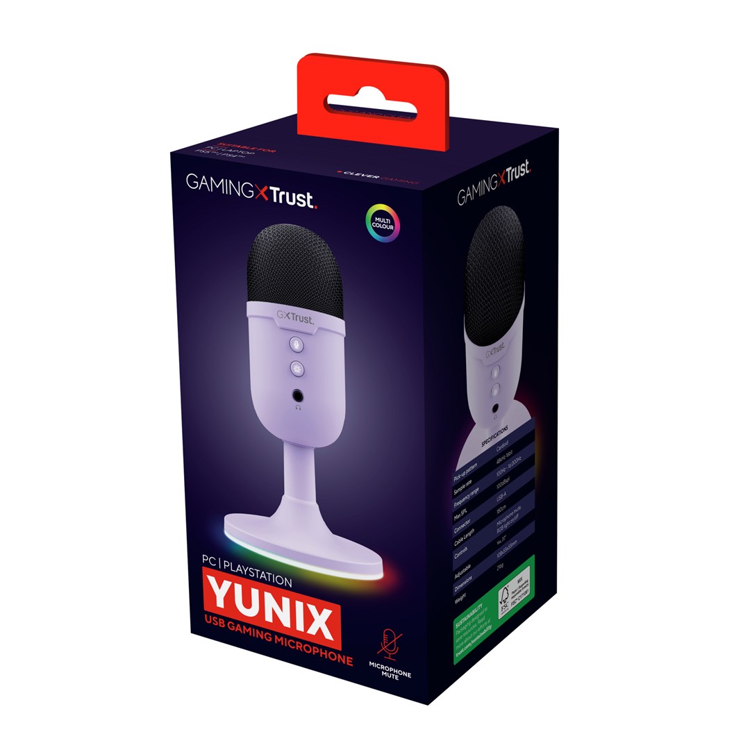 Trust GXT 234P Yunix Purple Table microphone-5