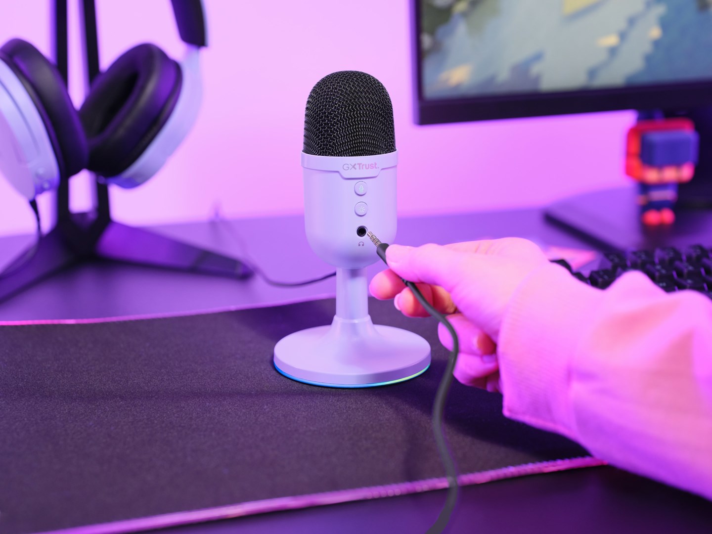 Trust GXT 234P Yunix Purple Table microphone-8