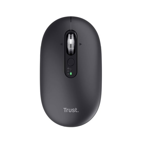 Bežični miš TRUST Seron Slim Multi-Connect, Bluetooth + RF, 3200 DPI, crna boja-0