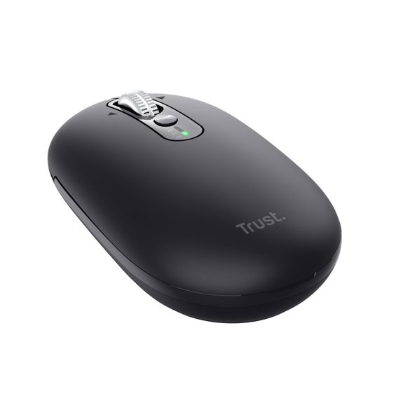 Bežični miš TRUST Seron Slim Multi-Connect, Bluetooth + RF, 3200 DPI, crna boja-3